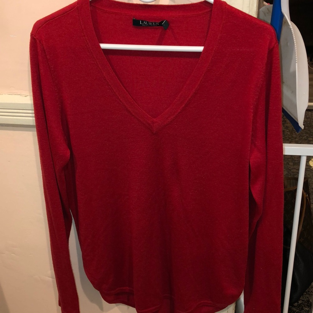 Ralph Lauren v neck sweater